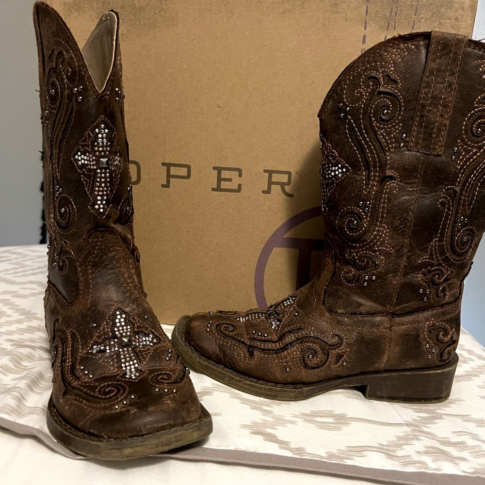 Toddler girl sz 11 cowboy boots